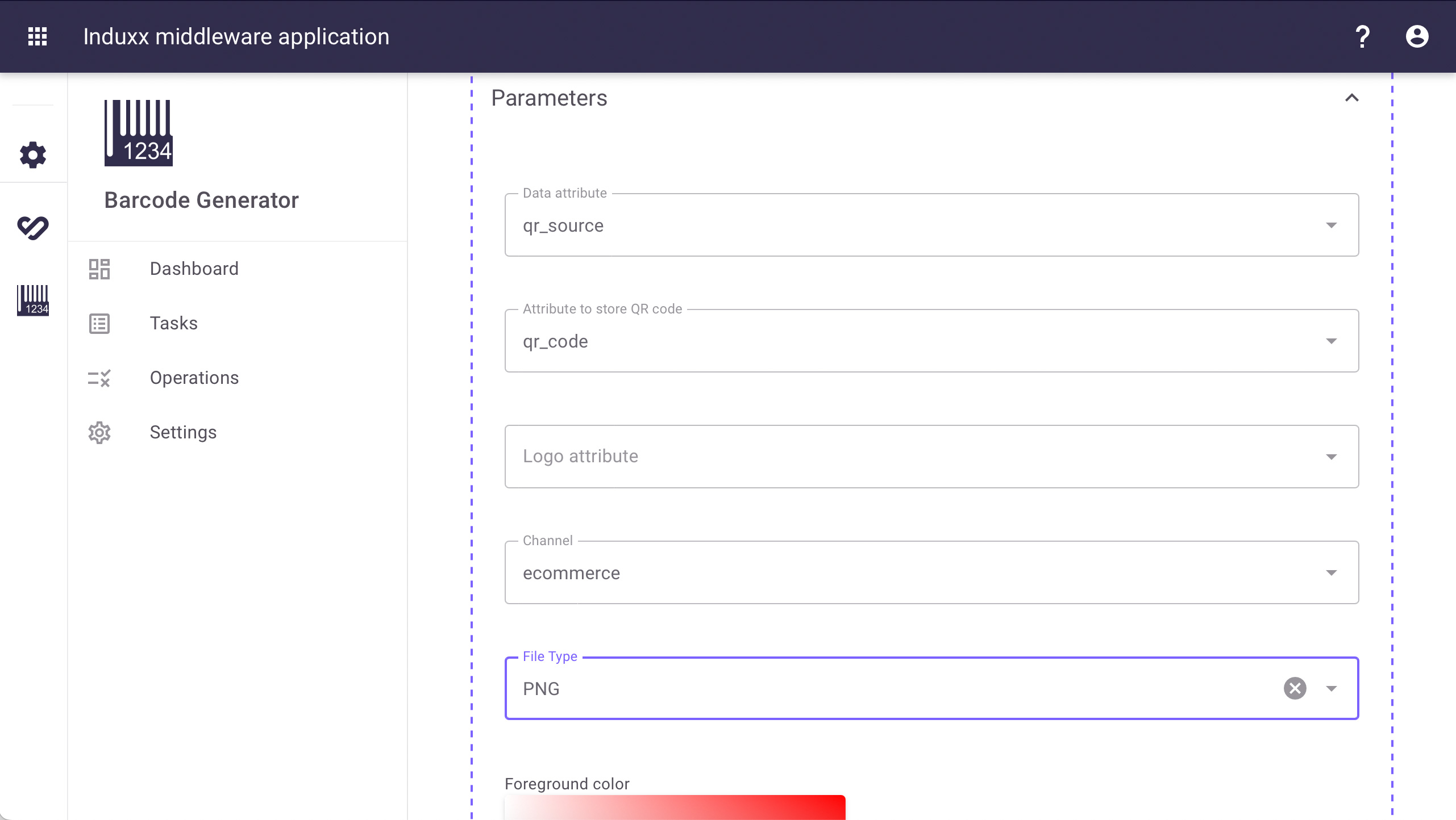 task setup